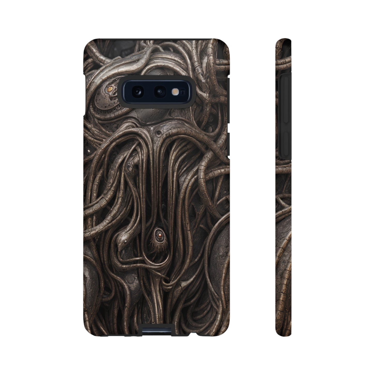 Biomechanical Horror 4 Phone Case – Futuristic Alien Design for iPhone, Samsung Galaxy, and Google Pixel Devices