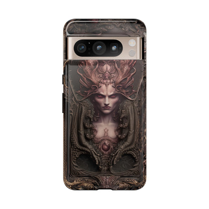 Dark Lilith Phone Case – Horned Hell Horror Design for iPhone, Samsung Galaxy, and Google Pixel Devices