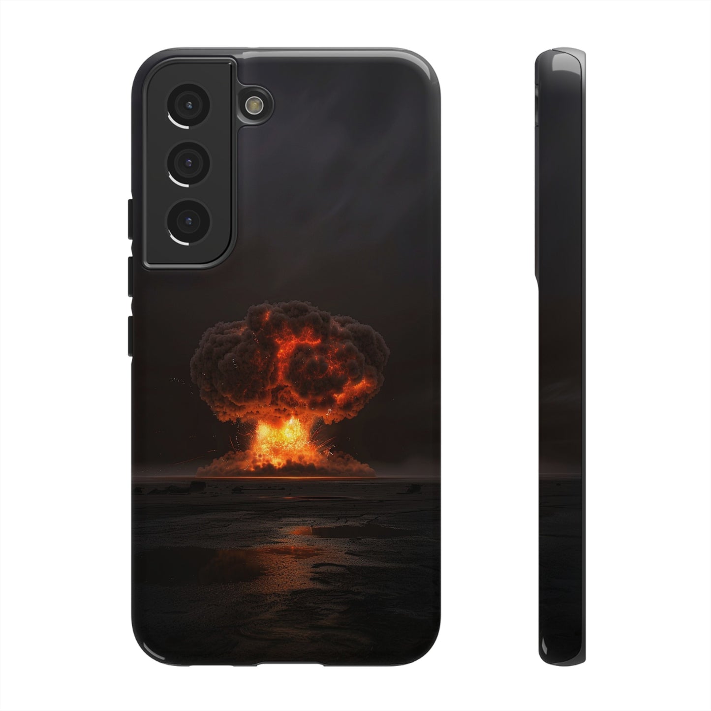 Atomic Explosion Phone Case - Dramatic Mushroom Cloud Design for iPhone and Samsung Galaxy Devices