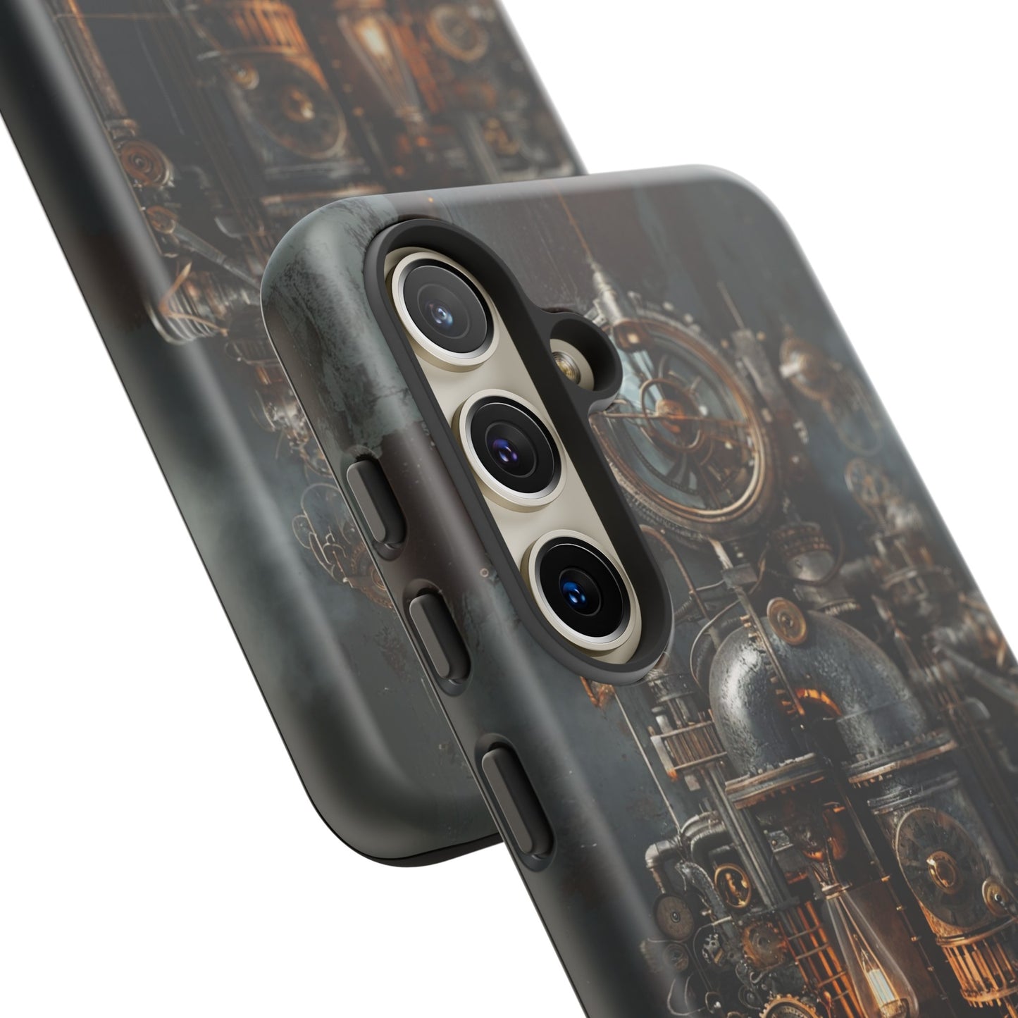 Steampunk Machine #2 Phone Case - Intricate Industrial Design for iPhone, Samsung Galaxy, Google Pixel Devices, Victorian Design Gears