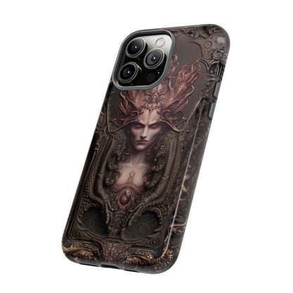 Dark Lilith Phone Case – Horned Hell Horror Design for iPhone, Samsung Galaxy, and Google Pixel Devices