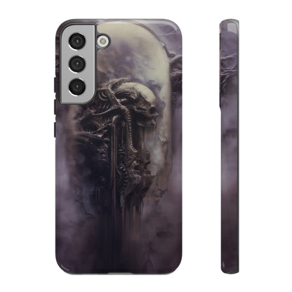 Dark Android Dream Phone Case – Futuristic Alien Horror Design for iPhone, Samsung Galaxy, and Google Pixel Devices