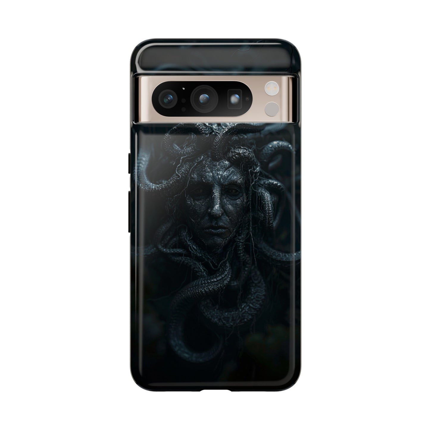 Medusa's Gaze Phone Case - Dark Mythological Design for iPhone and Samsung Galaxy Devices