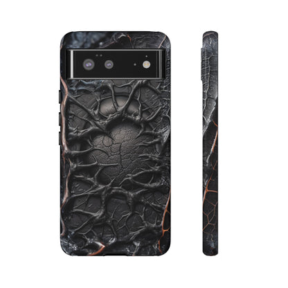 Black Veins Tough Phone Case – Lovecraftian Horror Design for iPhone, Samsung Galaxy, and Google Pixel Devices