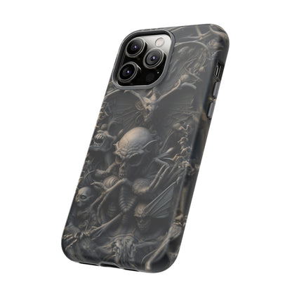 Those Who Dwell Below #1 Phone Case – Intricate Gothic Skeleton Design for iPhone, Samsung Galaxy, Google Pixel Devices