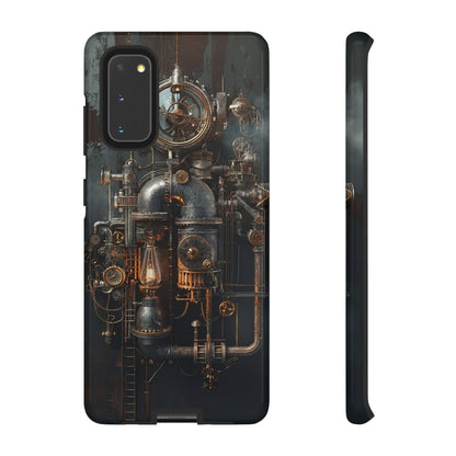 Steampunk Machine #2 Phone Case - Intricate Industrial Design for iPhone, Samsung Galaxy, Google Pixel Devices, Victorian Design Gears