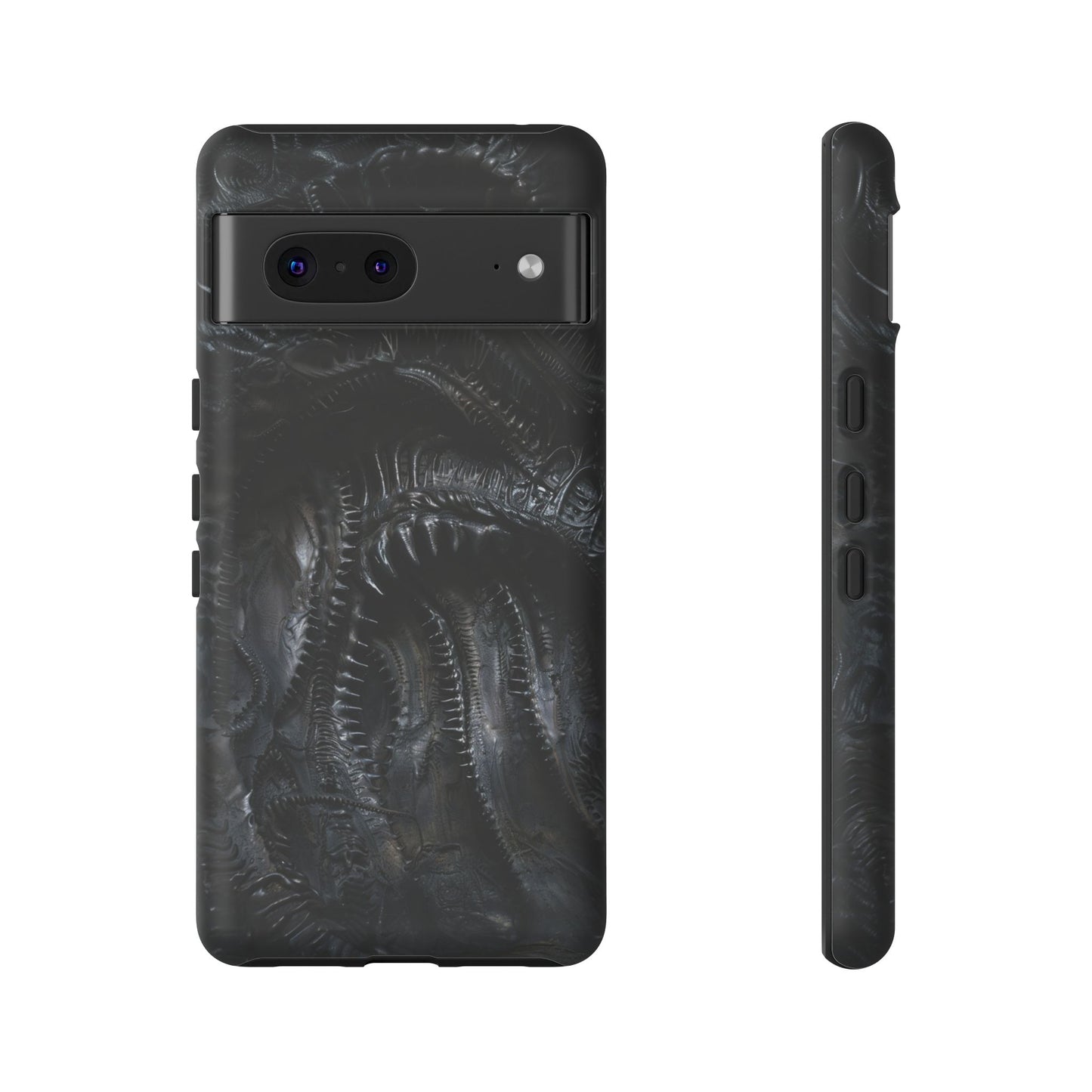 Surreal Biomechanical Phone Case - Gothic Sci-Fi Art for iPhone, Samsung Galaxy, and Google Pixel Devices