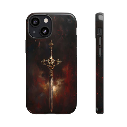 Epic Sword of Legends Phone Case - Dark Fantasy Art for iPhone, Samsung Galaxy, and Google Pixel Devices