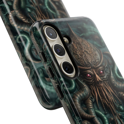 Nameless Dread Tough Phone Case – Lovecraftian Tentacle Horror Design for iPhone, Samsung Galaxy, and Google Pixel Devices