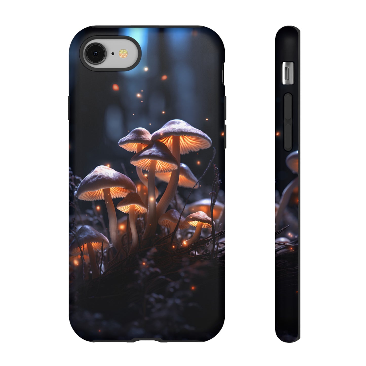 Glowing Mushrooms at Night Phone Case – Enchanting Fantasy Forest Design for iPhone, Samsung Galaxy, and Google Pixel Devices