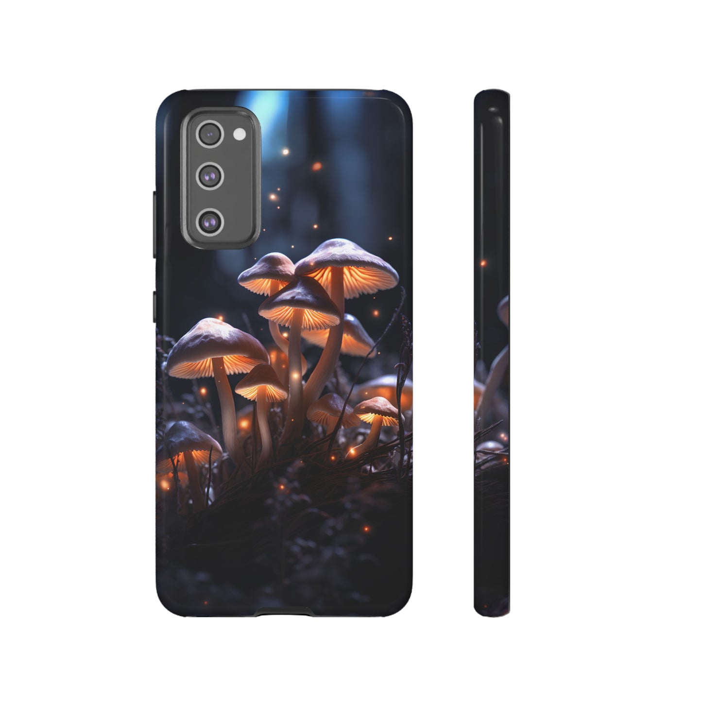 Glowing Mushrooms at Night Phone Case – Enchanting Fantasy Forest Design for iPhone, Samsung Galaxy, and Google Pixel Devices