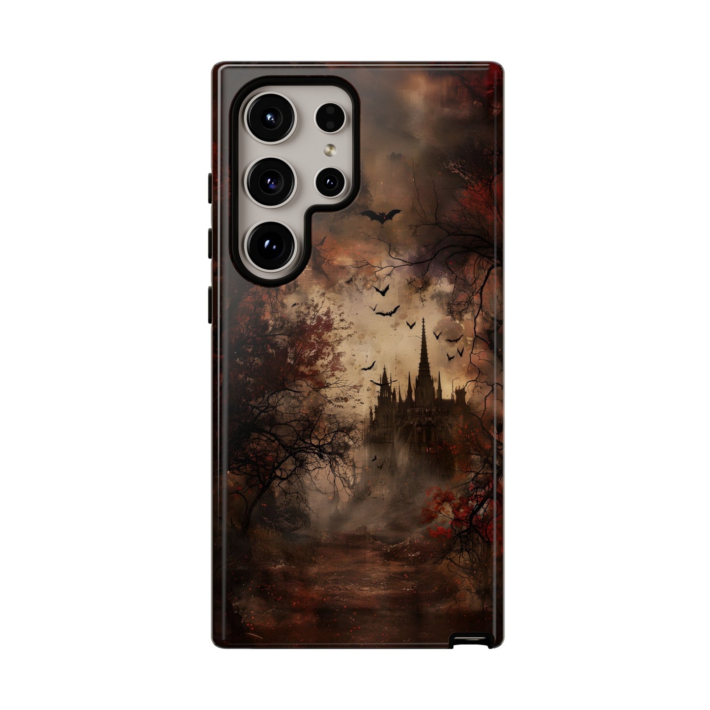 Gothic Castle Phone Case - Spooky Halloween Design for iPhone, Samsung Galaxy, Google Pixel Devices