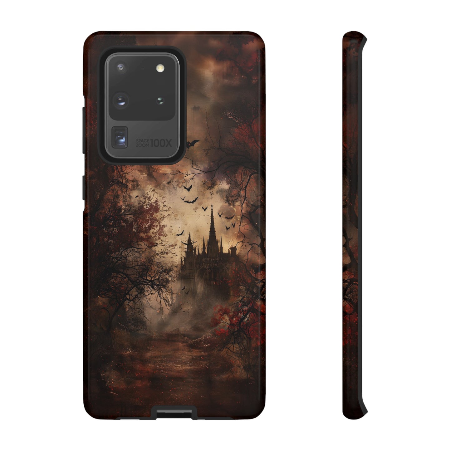 Gothic Castle Phone Case - Spooky Halloween Design for iPhone, Samsung Galaxy, Google Pixel Devices