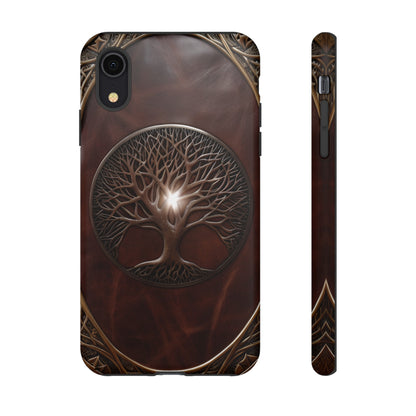 Tree of Life Tough Phone Case – Fantasy Art Design for iPhone, Samsung Galaxy, and Google Pixel Devices