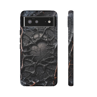 Black Veins Tough Phone Case – Lovecraftian Horror Design for iPhone, Samsung Galaxy, and Google Pixel Devices