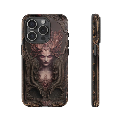 Dark Lilith Phone Case – Horned Hell Horror Design for iPhone, Samsung Galaxy, and Google Pixel Devices