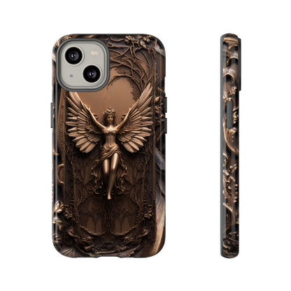 The Bronze Fairy Phone Case – Fantasy Faery Design for iPhone, Samsung Galaxy, and Google Pixel Devices