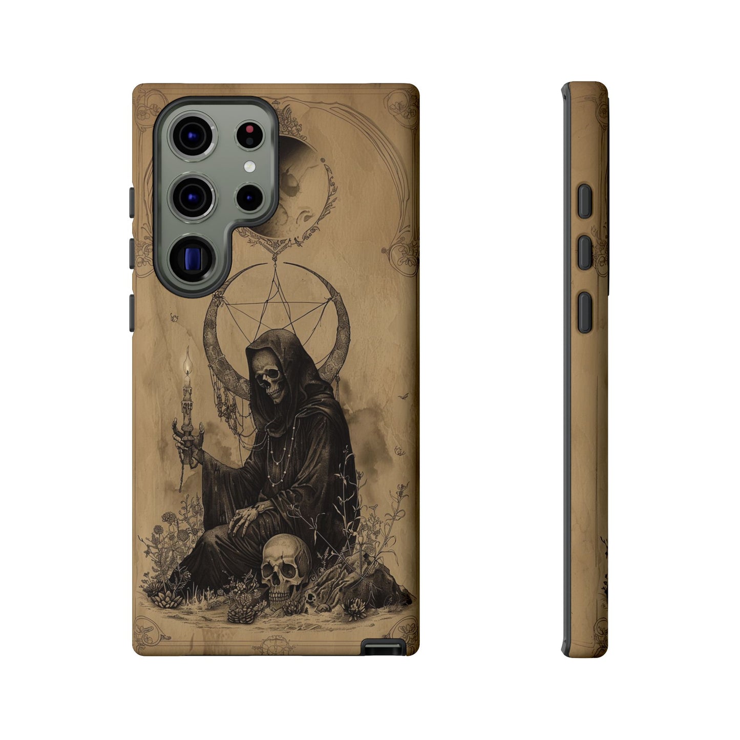 Gothic Reaper Phone Case - Dark Aesthetic Art for iPhone, Samsung, Google Pixel