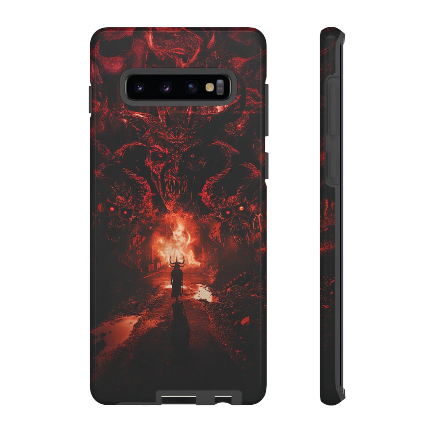 The Road to Hell Phone Case – Gothic Demon and Devil Design for iPhone, Samsung Galaxy, and Google Pixel Devices