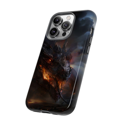 Fiery Dragon Phone Case - Epic Fantasy Art for iPhone, Samsung Galaxy, and Google Pixel Devices