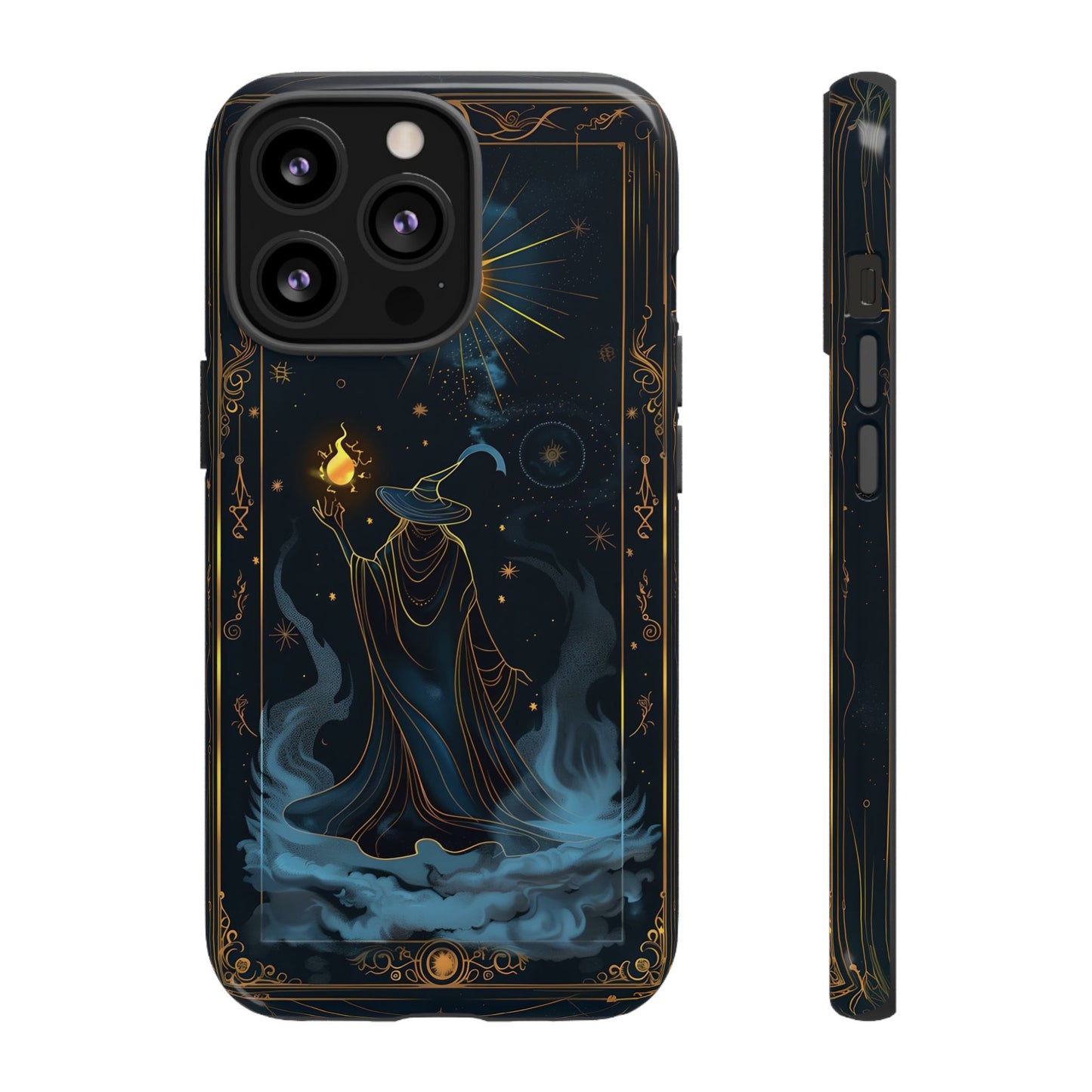 Enchanted Wizard Spellcaster Galaxy Phone Case - Mystical Wizardry Art For iPhone, Samsung Galaxy, and Google Pixel Devices