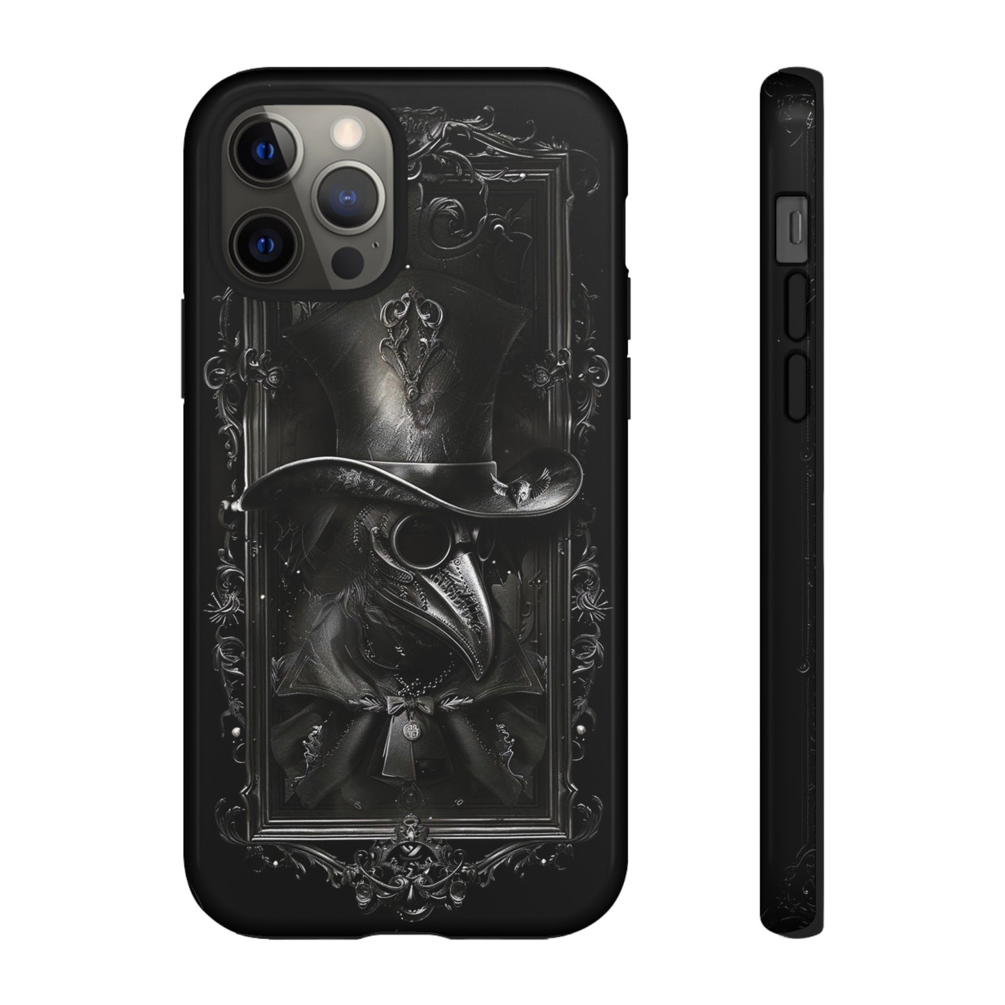 Gothic Plague Doctor Phone Case - Mysterious and Dark Design for iPhone, Samsung Galaxy, and Google Pixel Devices