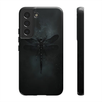 Gothic Dragonfly Phone Case – Dark Elegance Design for iPhone, Samsung Galaxy, and Google Pixel Devices