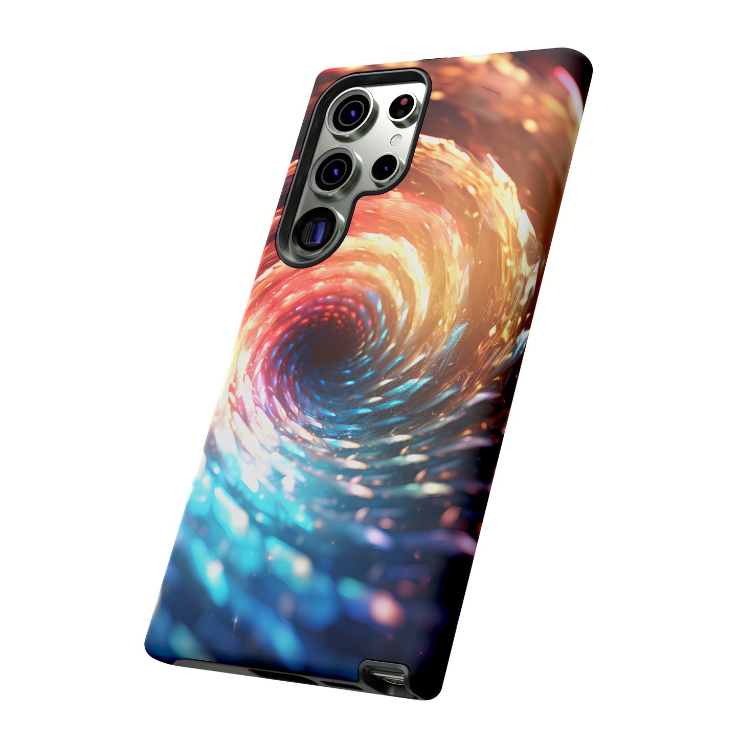 Crystal Portal of Light Phone Case – Vibrant Cosmic Design for iPhone, Samsung Galaxy, and Google Pixel Devices