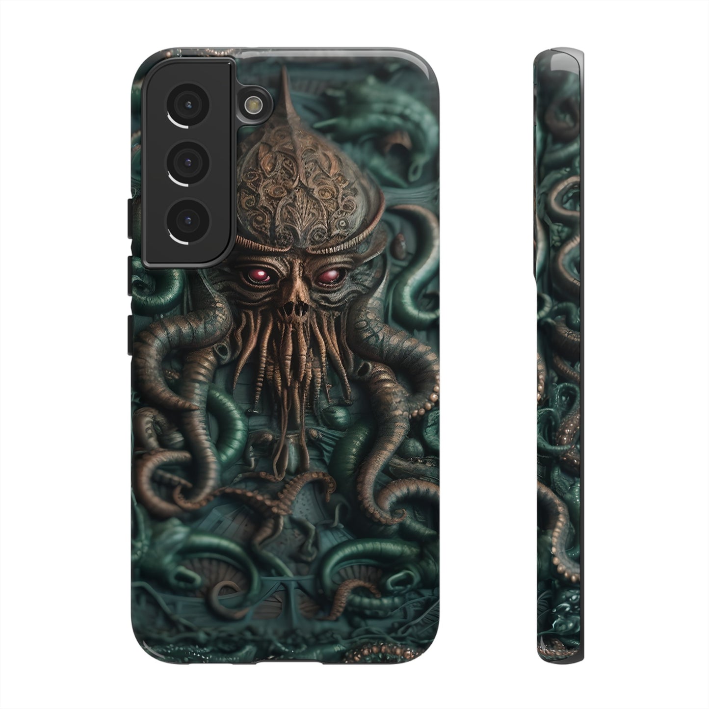 Nameless Dread Tough Phone Case – Lovecraftian Tentacle Horror Design for iPhone, Samsung Galaxy, and Google Pixel Devices