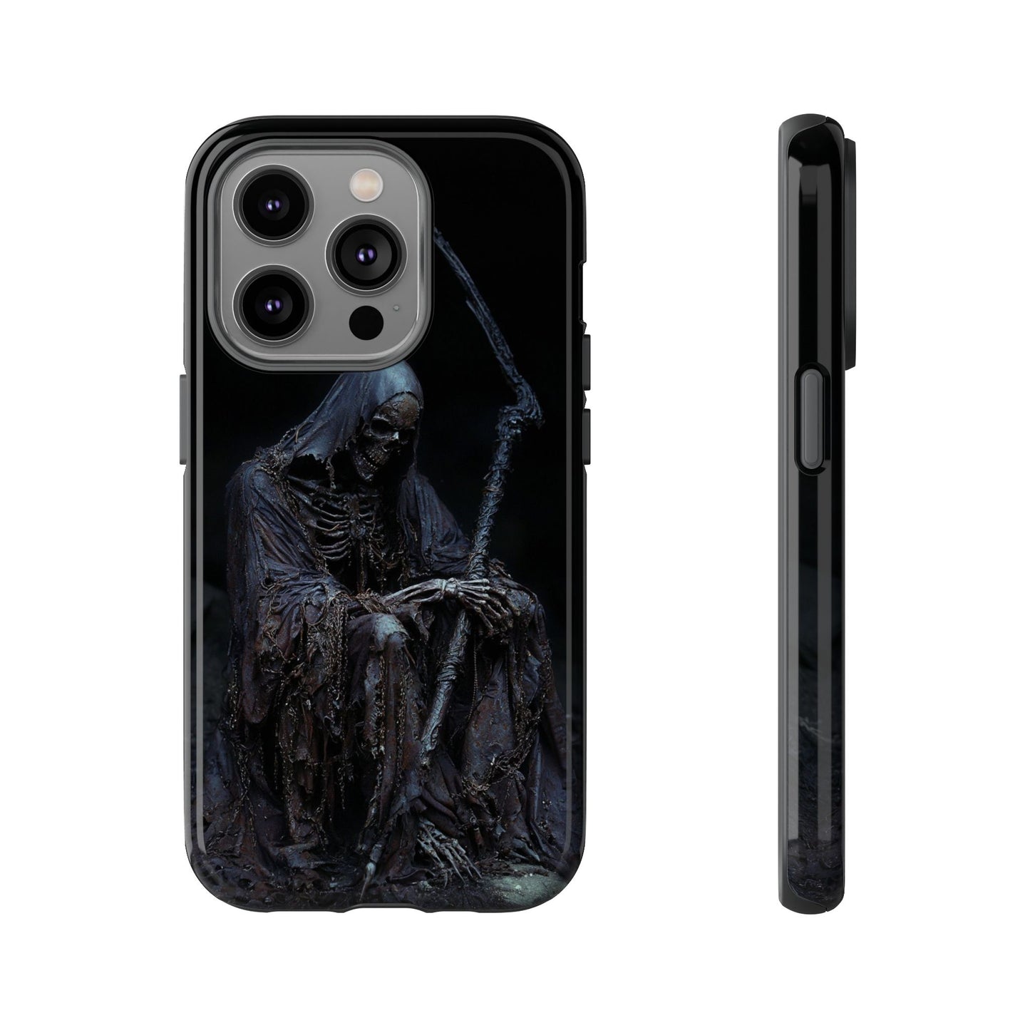 Dark Reaper Phone Case - Gothic Grim Reaper Art for iPhone, Samsung Galaxy, and Google Pixel Devices