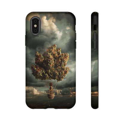 Cannabis Balloon Adventure Phone Case - For iPhone, Samsung Galaxy, and Google Pixel Devices