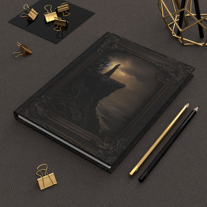 Cliffside Solitude Gothic Hardcover Journal