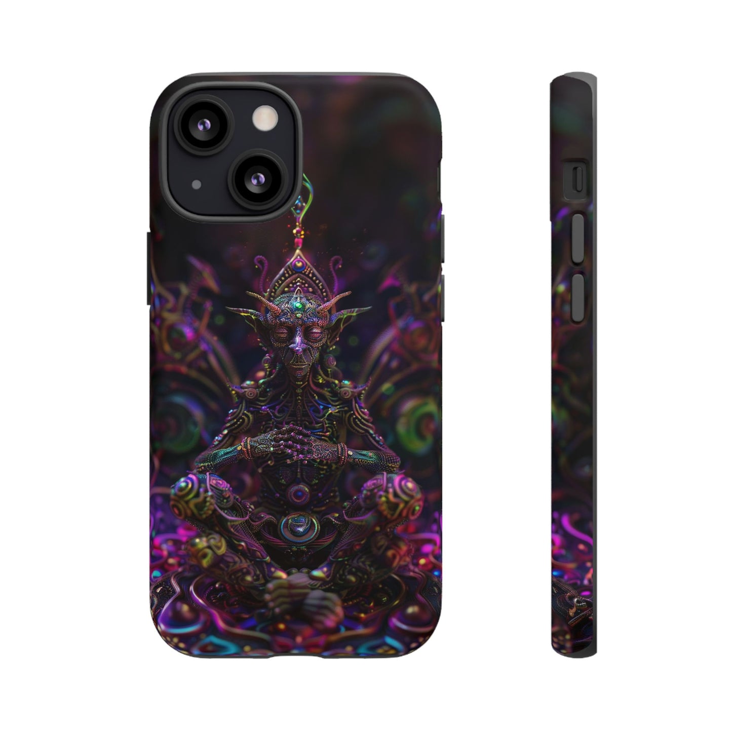 Mystical Machine Elf Phone Case - Psychedelic Vibes for iPhone, Samsung, Google Pixel