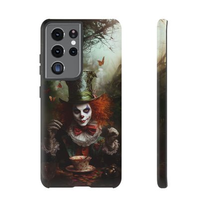 Mad Hatter Gothic Fantasy Phone Case - Dark Wonderland Design for iPhone, Samsung Galaxy, and Google Pixel Devices