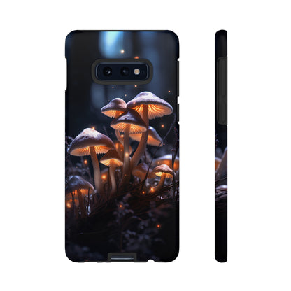 Glowing Mushrooms at Night Phone Case – Enchanting Fantasy Forest Design for iPhone, Samsung Galaxy, and Google Pixel Devices