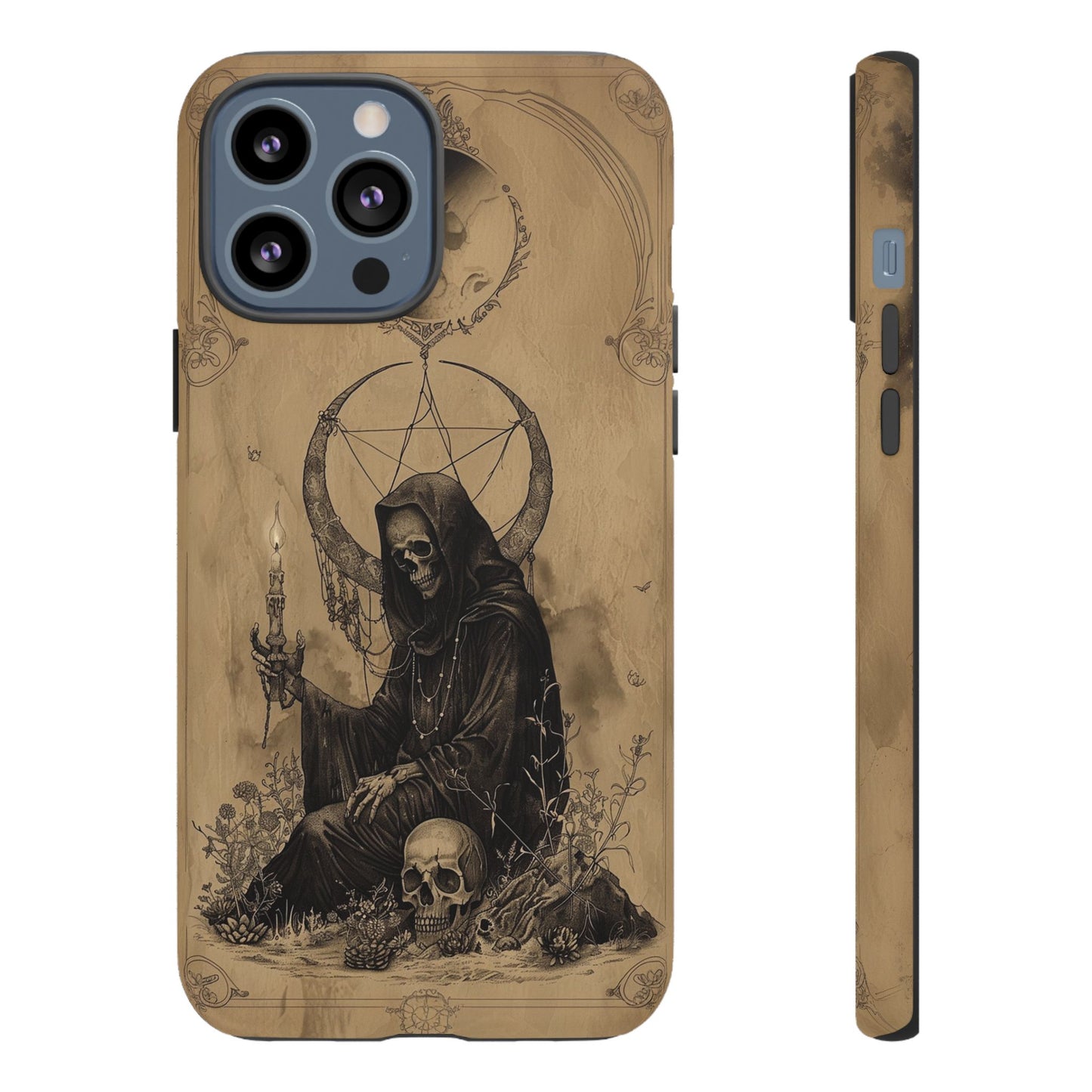 Gothic Reaper Phone Case - Dark Aesthetic Art for iPhone, Samsung, Google Pixel