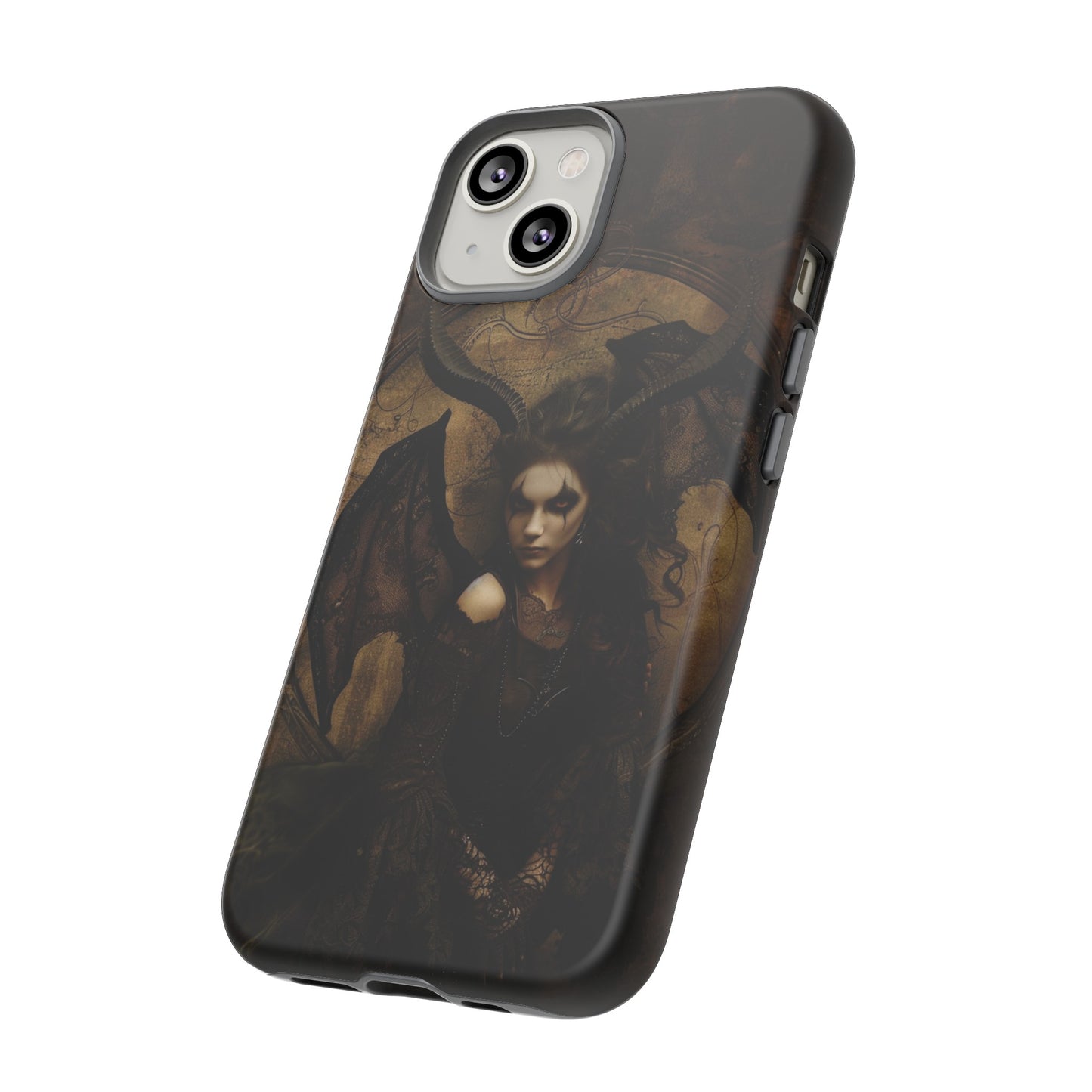 Demon Lilith Gothic Phone Case for iPhone, Samsung Galaxy, Google Pixel - Dark Fantasy Art