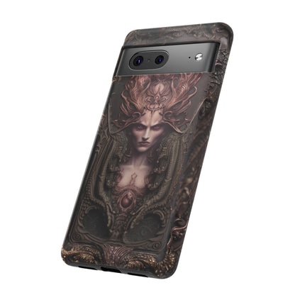 Dark Lilith Phone Case – Horned Hell Horror Design for iPhone, Samsung Galaxy, and Google Pixel Devices