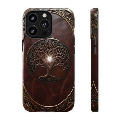 Tree of Life Tough Phone Case – Fantasy Art Design for iPhone, Samsung Galaxy, and Google Pixel Devices