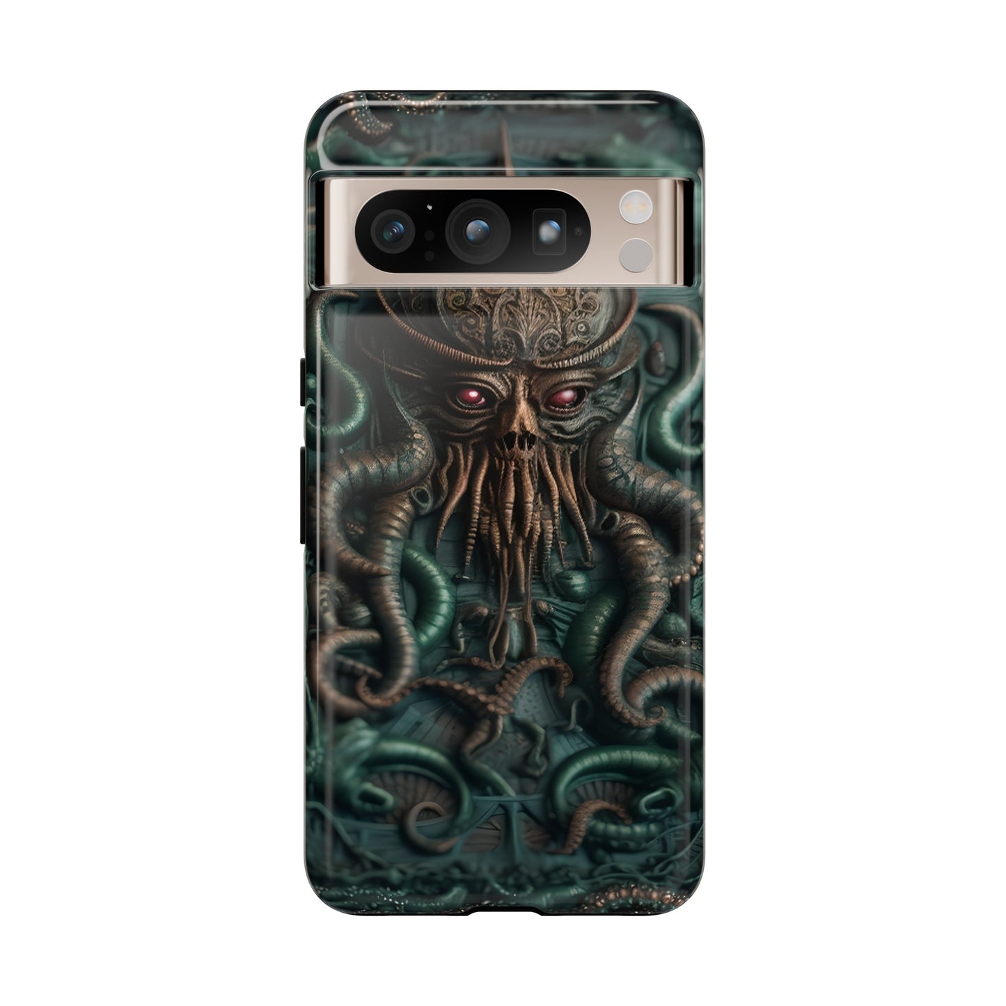 Nameless Dread Tough Phone Case – Lovecraftian Tentacle Horror Design for iPhone, Samsung Galaxy, and Google Pixel Devices