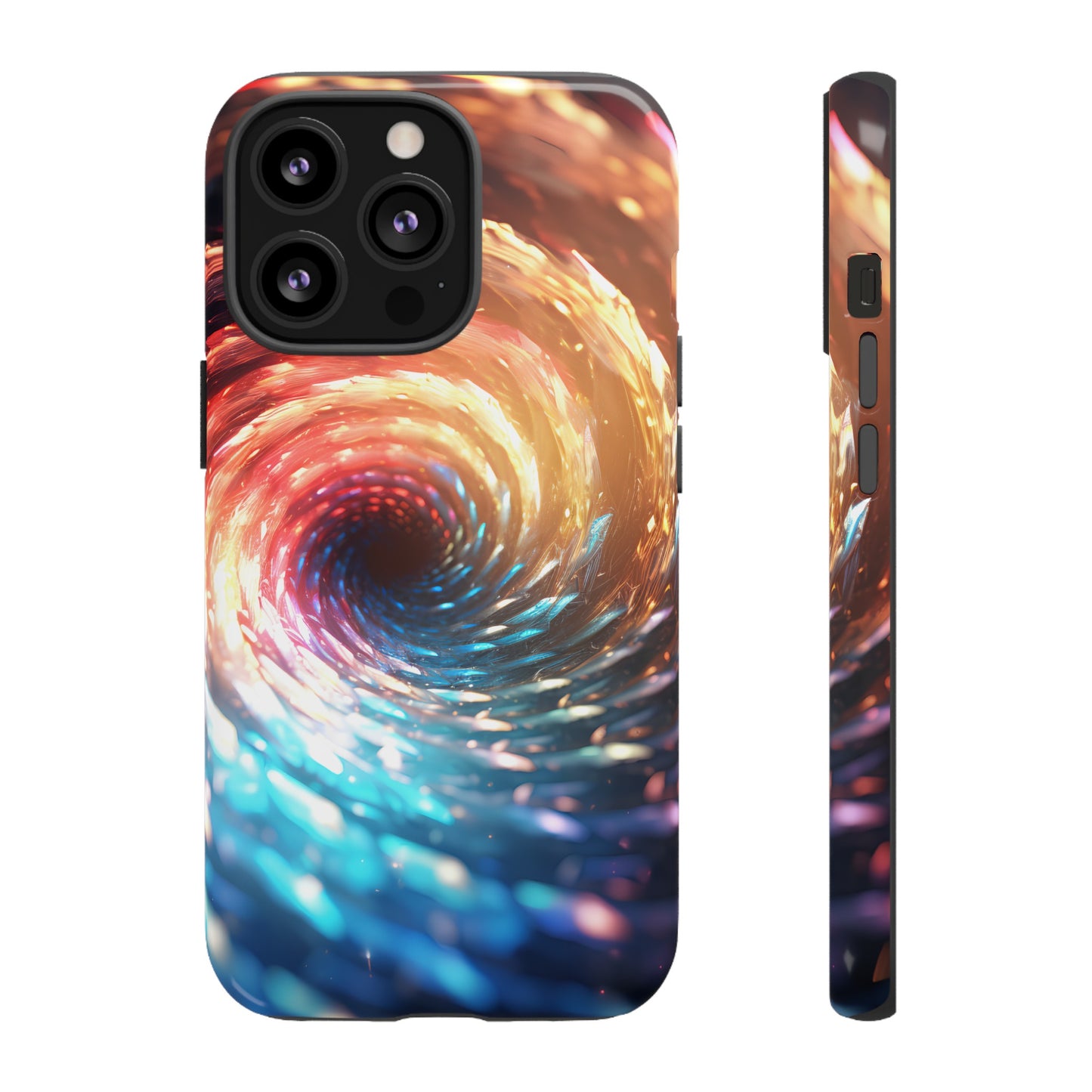 Crystal Portal of Light Phone Case – Vibrant Cosmic Design for iPhone, Samsung Galaxy, and Google Pixel Devices