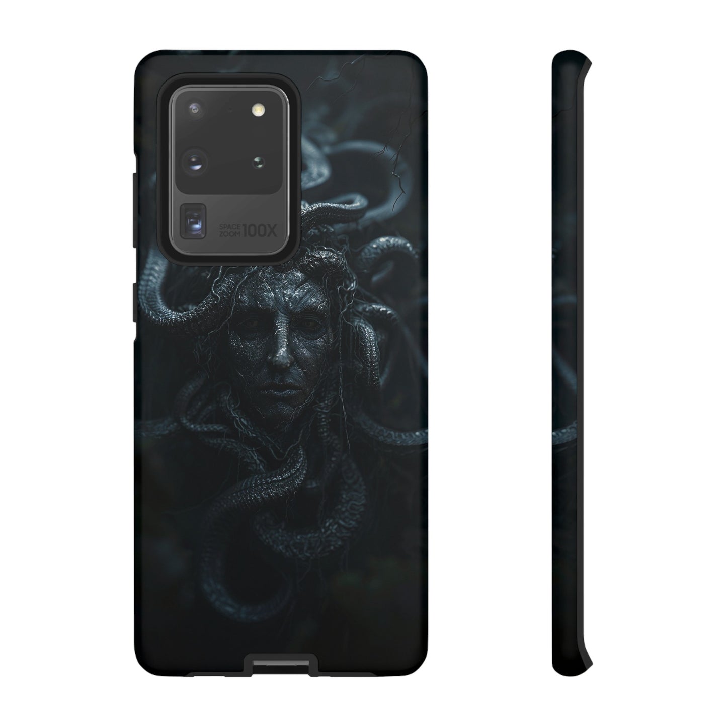 Medusa's Gaze Phone Case - Dark Mythological Design for iPhone and Samsung Galaxy Devices