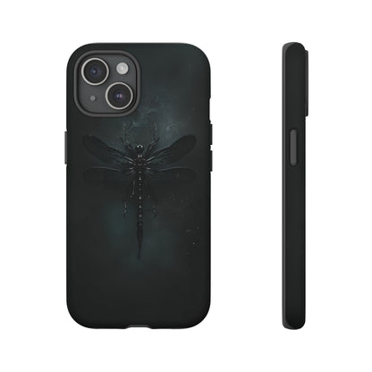 Gothic Dragonfly Phone Case – Dark Elegance Design for iPhone, Samsung Galaxy, and Google Pixel Devices