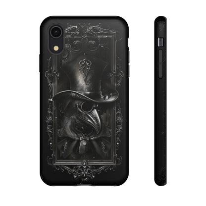 Gothic Plague Doctor Phone Case - Mysterious and Dark Design for iPhone, Samsung Galaxy, and Google Pixel Devices