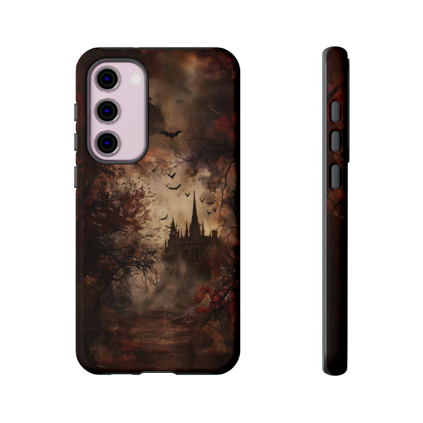 Gothic Castle Phone Case - Spooky Halloween Design for iPhone, Samsung Galaxy, Google Pixel Devices