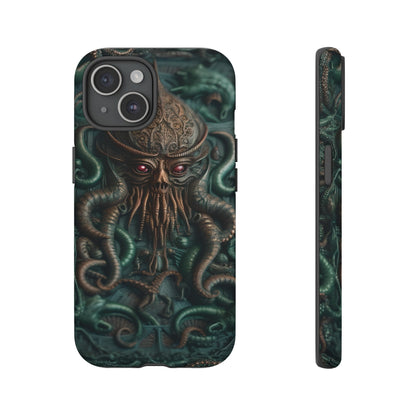 Nameless Dread Tough Phone Case – Lovecraftian Tentacle Horror Design for iPhone, Samsung Galaxy, and Google Pixel Devices