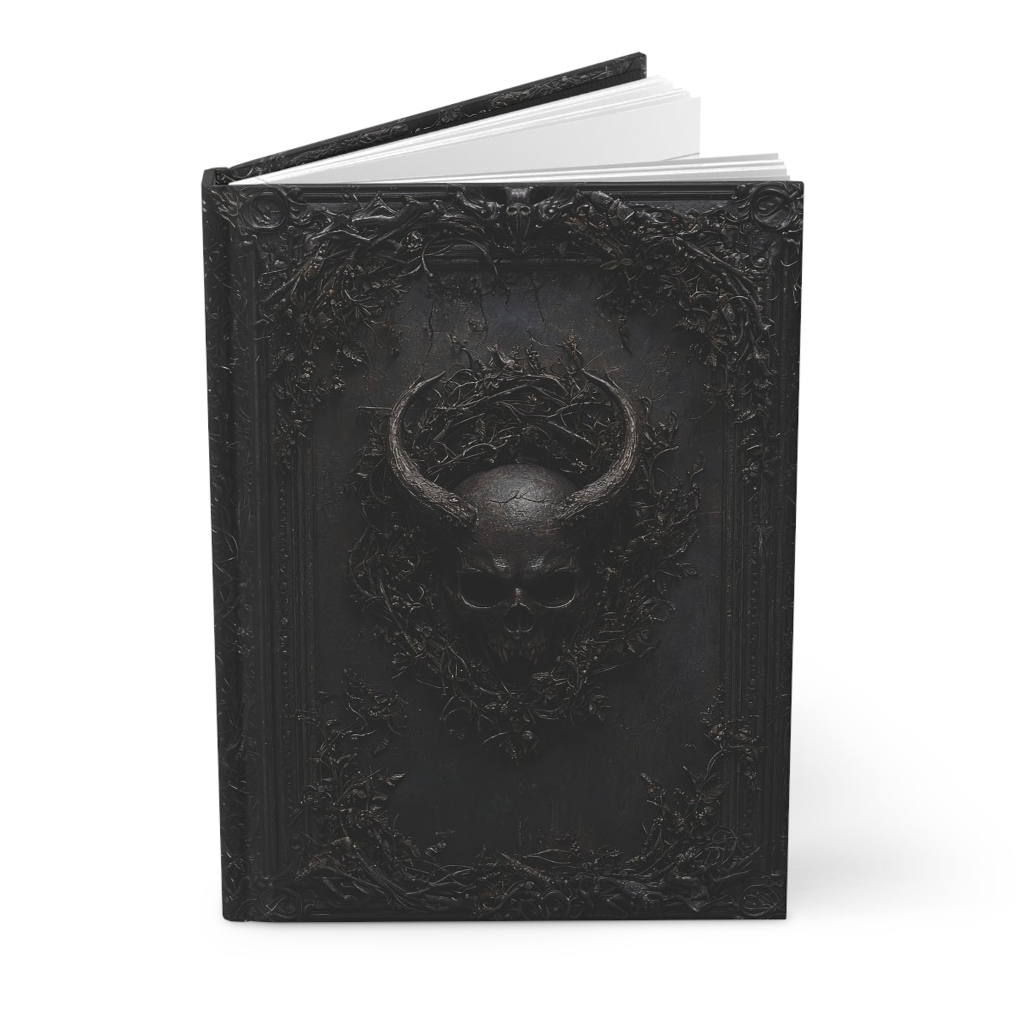 Gothic Demon Skull Journal - Dark Fantasy Hardcover Notebook for Writers