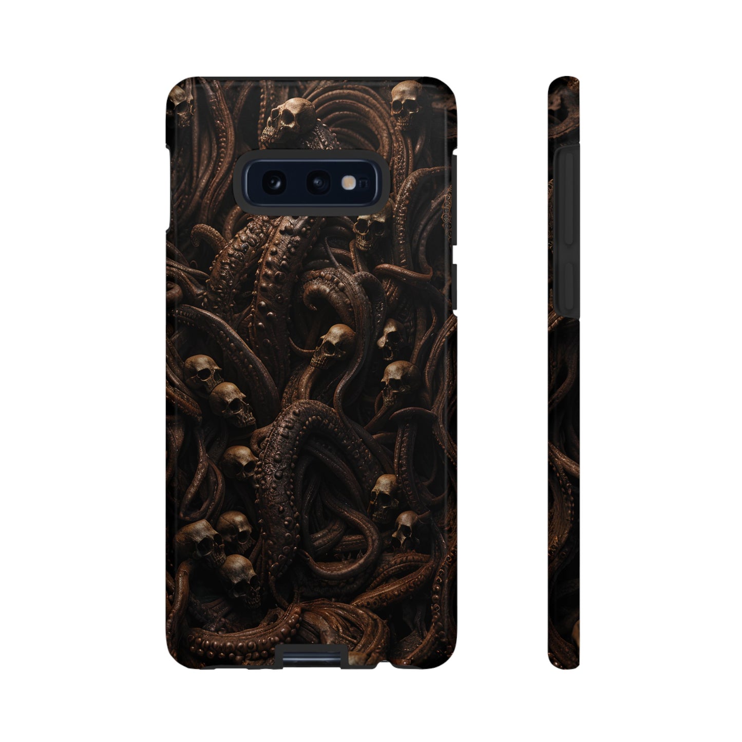 Skulls and Tentacles Phone Case – Lovecraftian Horror Design for iPhone, Samsung Galaxy, and Google Pixel Devices