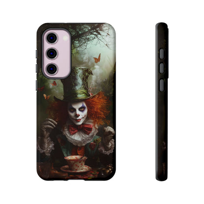 Mad Hatter Gothic Fantasy Phone Case - Dark Wonderland Design for iPhone, Samsung Galaxy, and Google Pixel Devices