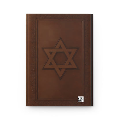 Star of David Hardcover Notebook – Elegant Journal for Jewish Heritage and Spiritual Writing